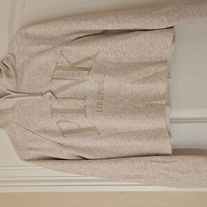 PINK crop hoodie sz m